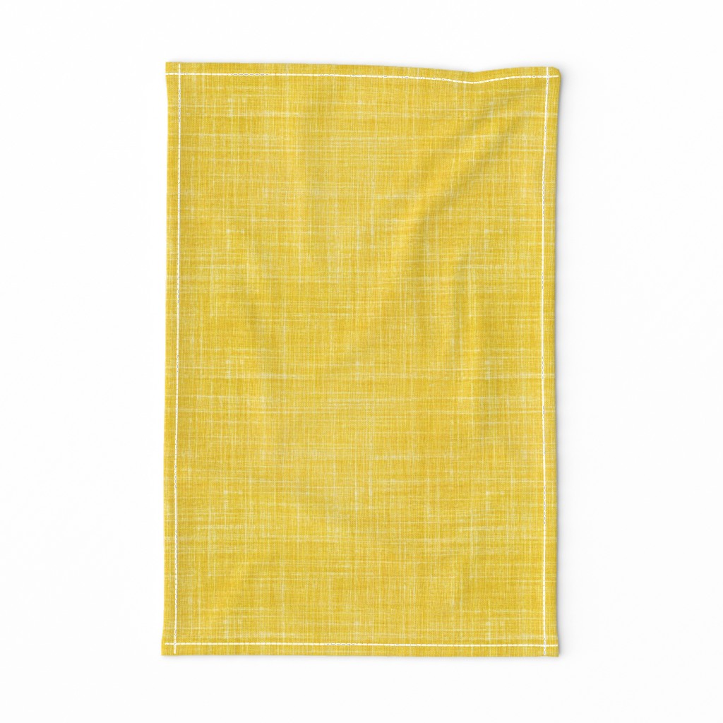 Linen in Sunshine yellow