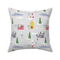 Christmas Village Wrapping Paper