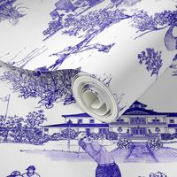 Hamptons Golf- Original Toile de Jouy  resized