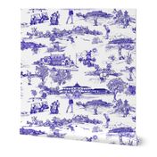 Hamptons Golf- Original Toile de Jouy  resized