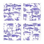 Hamptons Golf- Original Toile de Jouy  resized