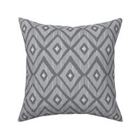 Ikat grey and white