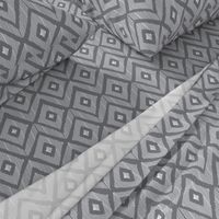 Ikat grey and white