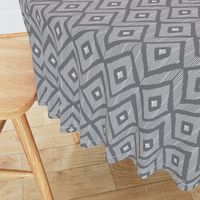 Ikat grey and white