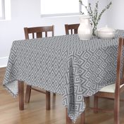 Ikat grey and white