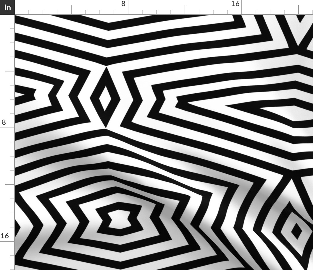 black white geometric uber large