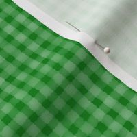 Watercolour Gingham Green