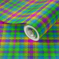 Puffy Rainbow Plaid 