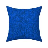 Engraved Swirls 6 Dk Blue