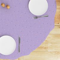 Dotty, Lavender with Peach Cream Blue