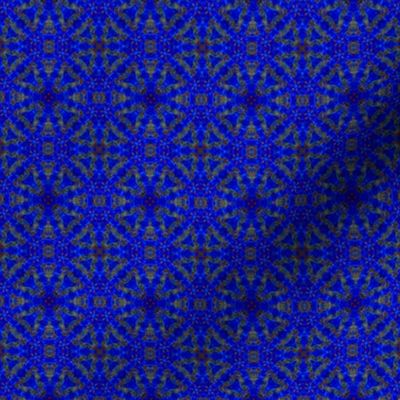 Geometric Blues: Circular Batik