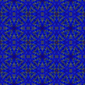 Geometric Blues: Circular Batik