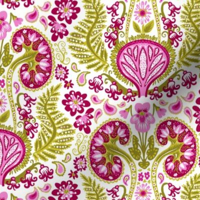 Kidney Damask Magenta