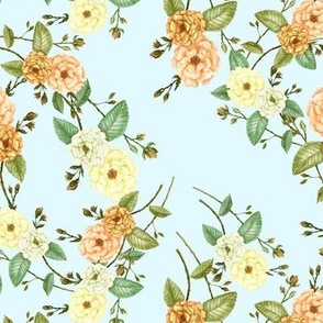 Briar Rose Yellow Orange Blue // standard