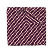 Harlequin circles and squares maroon