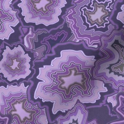 Purple amethyst crystal slices 10.5”