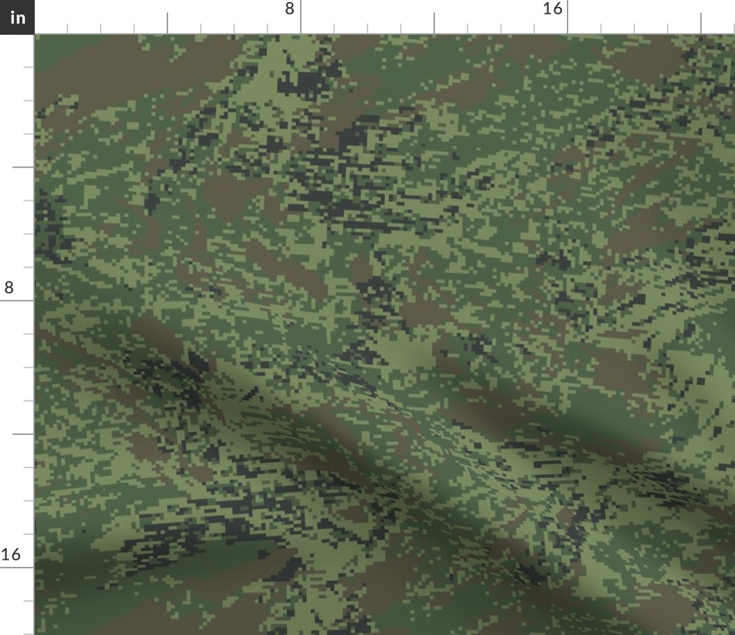 Woodland Tropical Jungle Digital Brush Camo