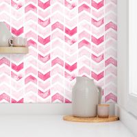 Herringbone Arrows in Pink