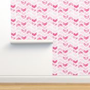 Herringbone Arrows in Pink