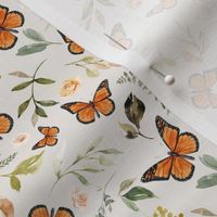 Small / Monarch Butterflies / Pearl