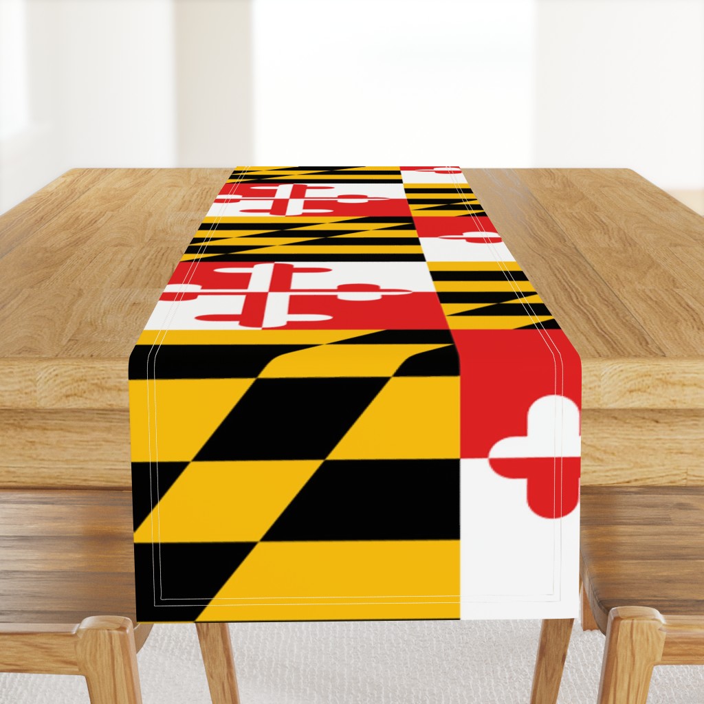 Maryland flag - two flags fill 58 x 36 inches