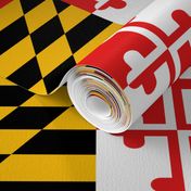 Maryland flag - two flags fill 58 x 36 inches