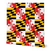 Maryland flag - two flags fill 58 x 36 inches