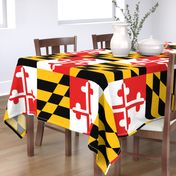 Maryland flag - two flags fill 58 x 36 inches