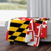 Maryland flag - two flags fill 58 x 36 inches