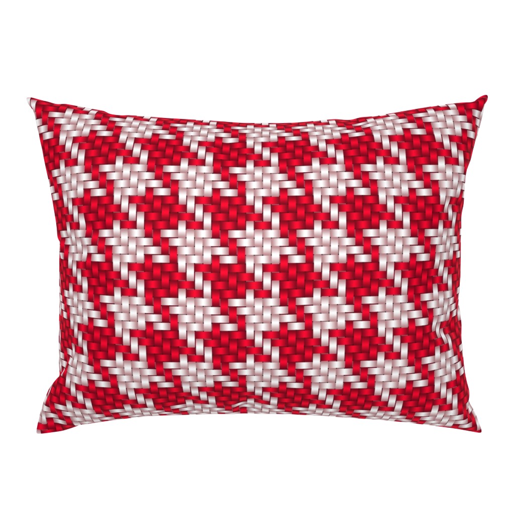 Big Honking Red Houndstooth