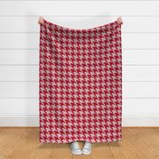 Big Honking Red Houndstooth