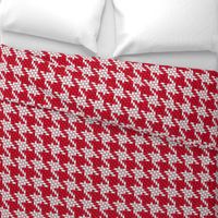 Big Honking Red Houndstooth