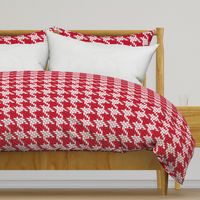 Big Honking Red Houndstooth