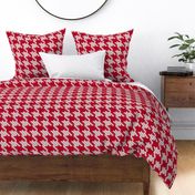 Big Honking Red Houndstooth