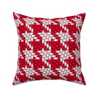 Big Honking Red Houndstooth