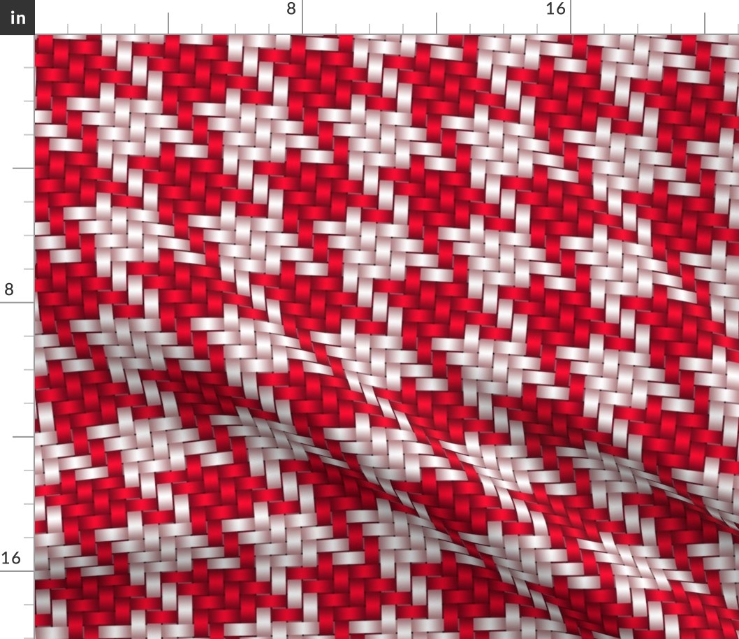 Big Honking Red Houndstooth