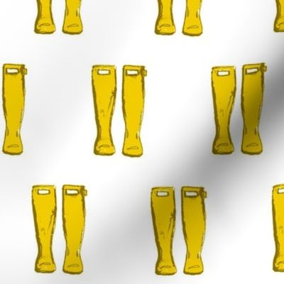 Rain Boots- Yellow