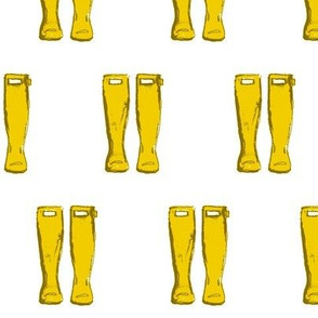 Rain Boots- Yellow