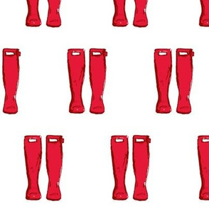 Rain Boots- Red