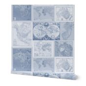 Insta-quilt Blue maps