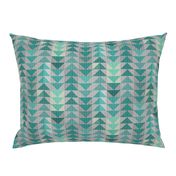 Tribal quilt (in turquoise) MED