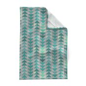 Tribal quilt (in turquoise) MED