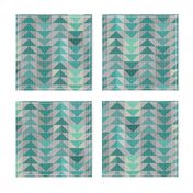 Tribal quilt (in turquoise) MED