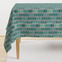 Tribal quilt (in turquoise) MED