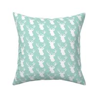 Stag Deer head pattern on mint