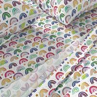 Colorful Watercolor Rainbows pattern