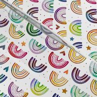 Colorful Watercolor Rainbows pattern