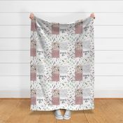 Kennedy Rae / Run Wild Woodland and Boho Florals Cheater Quilt
