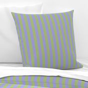 Violet Lavender and Soft Spring Green Vertical Stripes