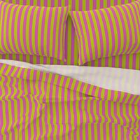 Lime Green and Hot Pink Preppy Stripes